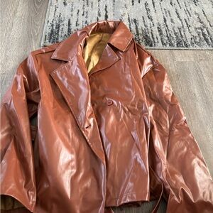 Stylish Brown Leather Jacket
